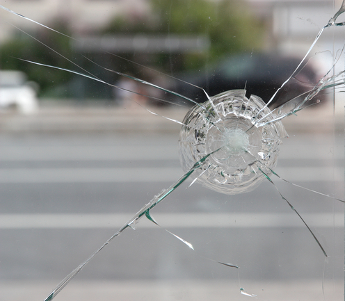 Windshield Chip Resulting in Windshield Replacement