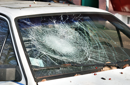 Windshield Needing Replacement