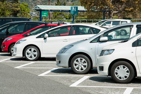 parking in the shade to prevent windshield damage