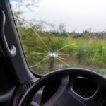 image of a chipped windshield in easton pa