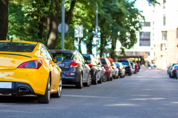 parking in the shade