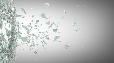 shattered auto glass