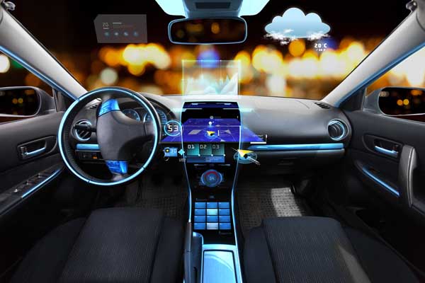 image of a smart windshield