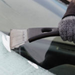 how to scrape ice off of your windshield