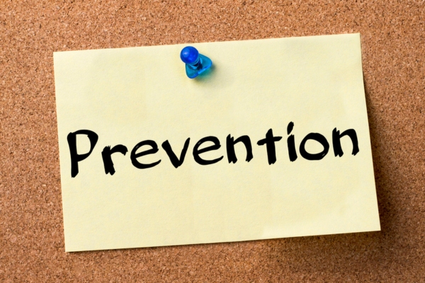 prevention written on a sticky note pinned on a cork board depicting Future Windshield Damage