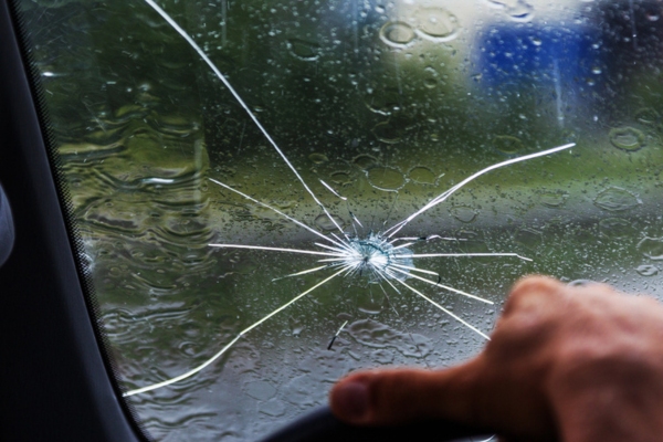 windshield chip turning into a big crack