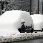 car parked in snow