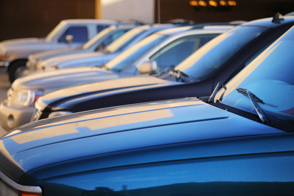 cars and windshields in hot sun