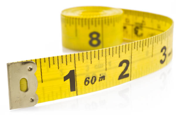 image of measuring tape used for auto glass damage