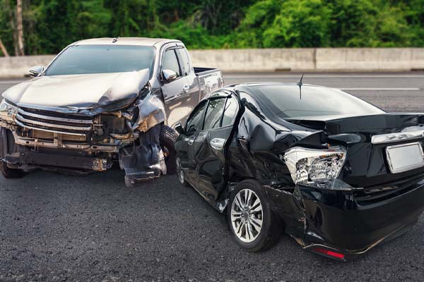 image of a car accident