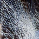 image of a shattered windshield that needs a windshield replacement