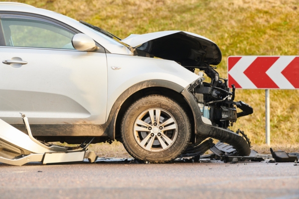 car crash on street