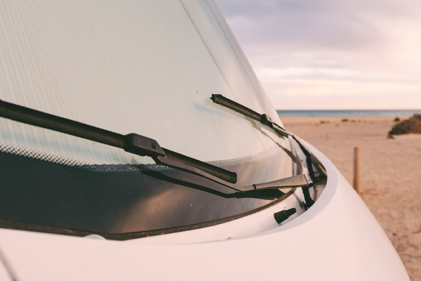 image of an rv windshield