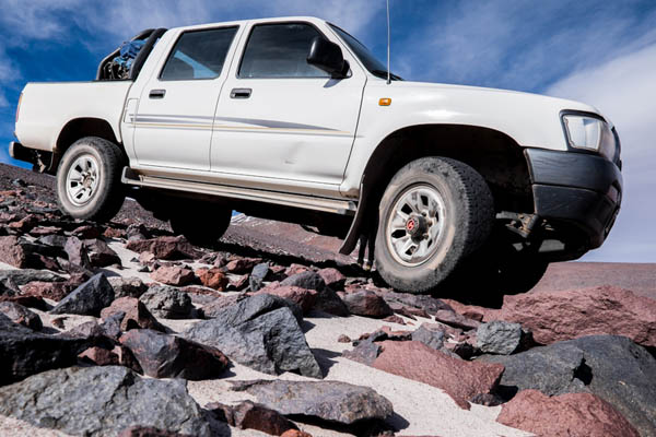 image of a 4x4 truck off-roading