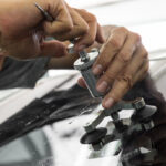 image of resin injection for windshield repair
