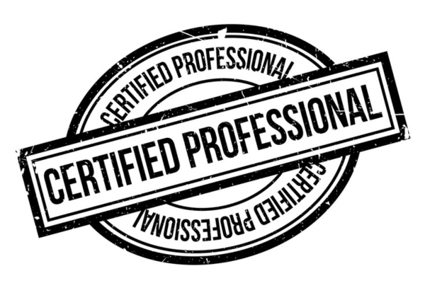 certified professional black stamp depicting selecting the right auto glass service provider