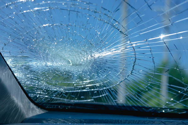 cracked windshield