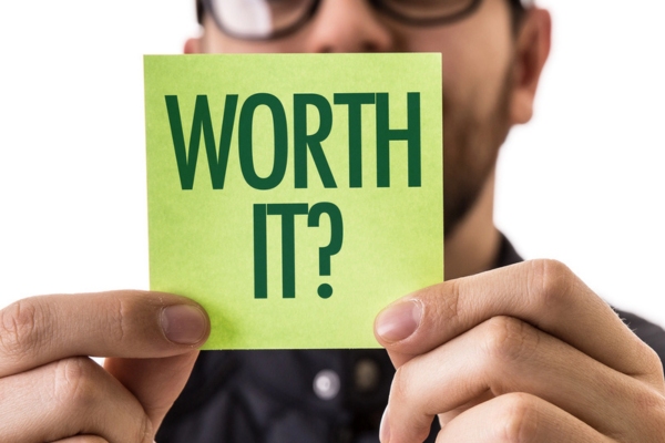 worth it written on a sticky note depicting OEM Auto Glass